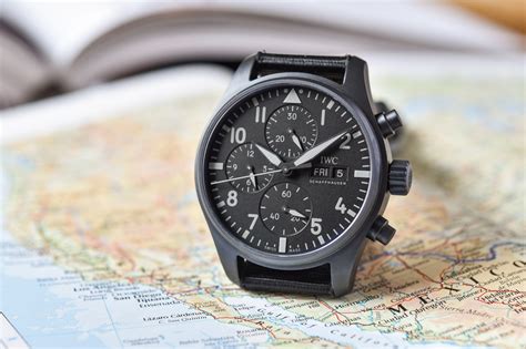 iwc pilot chronograph ceratanium.